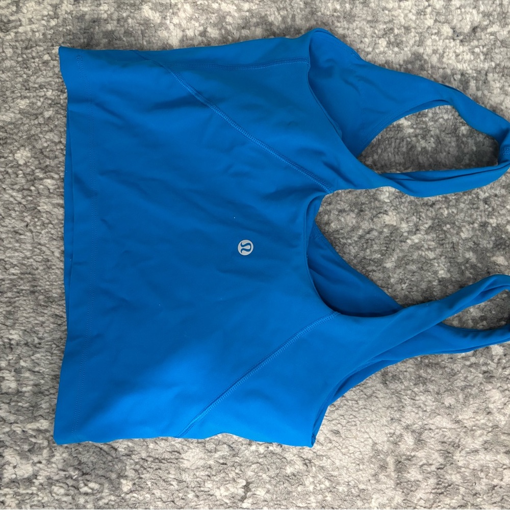 lululemon athletica Blue Tank Top